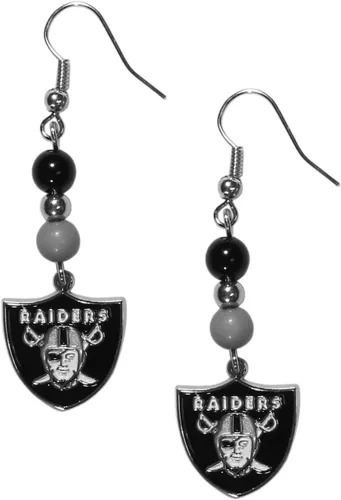 Vista 11 de Aretes colgantes con cuentas de abanico de la NFL