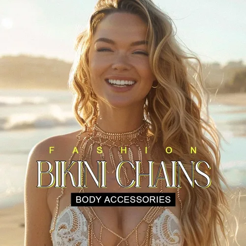 Vista 6 de Asooll Brasier bohemio en capas, cadena de cuerpo de cristal brillante, cadena de pecho para playa, BIkini fiesta, club, joyería corporal