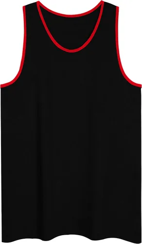 Vista 8 de Allsense Camiseta sin mangas para hombre – Camisa casual ligera