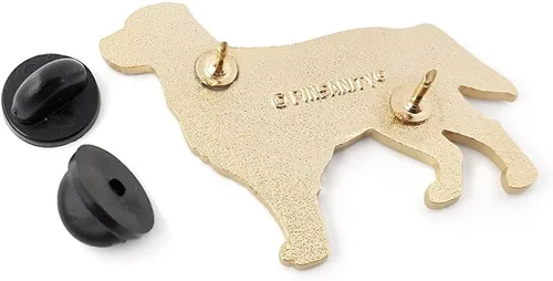 Vista 3 de Pinsanity Golden Retriever Pin de solapa esmaltado para perro
