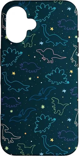 Vista 32 de Funda con diseño de dinosaurio de color lindo para iPhone 17