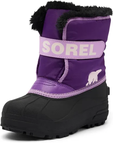 Vista 8 de SOREL Bota Snow Commander para niños pequeños negro (Black/Sea Salt)
