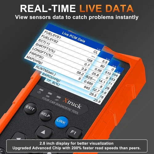 Vista 5 de Herramienta de diagnóstico del escáner inalámbrico OBD2, lector de código de coche 96000+ Escáner DTC con reinicio para iOS y Android, modo 6, modo