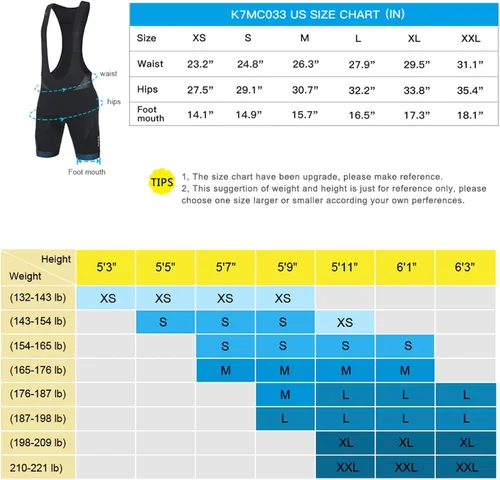 Vista 6 de Santic Pantalones cortos de ciclismo para hombre con relleno 4D para bicicleta de carretera