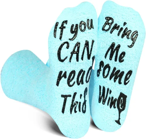 Vista 2 de Funny Fall Fuzzy Socks in Cupcake Packaging Crazy If You Can Read This Comfy Socks Christmas Gifts for Her