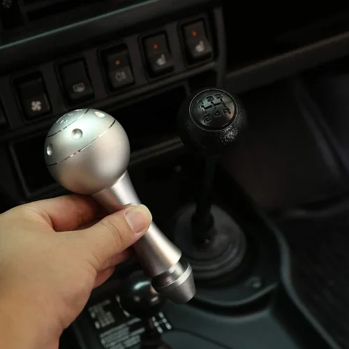 Vista 4 de Ajuste de cabeza de cambio de engranajes de coche de aleación de aluminio para LADA NIVA accesorios de coche 3 unids