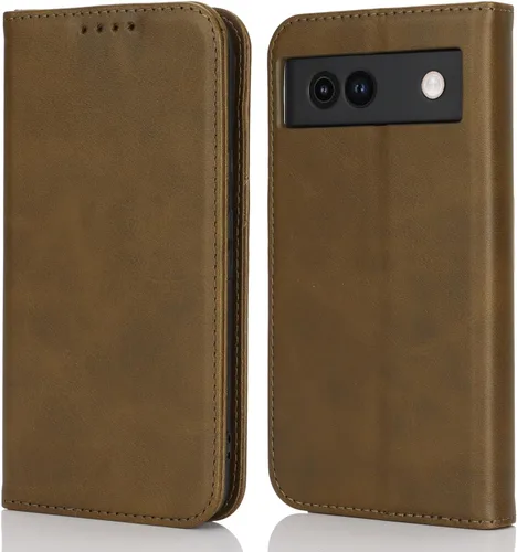 Vista 16 de Havaya Funda tipo cartera para Google Pixel 6 Pro con tarjetero para Pixel 6 Pro 5G, funda abatible con ranuras para tarjetas de crédito, piel