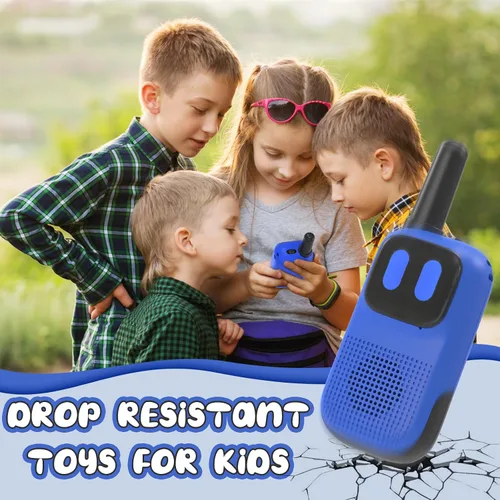 Vista 5 de Holiky Juguetes para Niños y Niñas de 5-7 Años, Walkie Talkies para Niños Alcance de 1000 Pies 2 Canales Radio de 2 Vías Juguete Regalos de Navidad