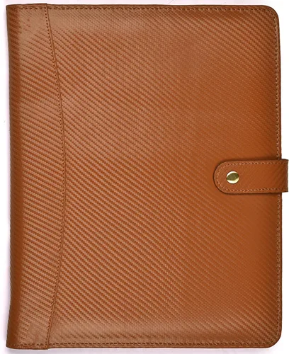Vista 10 de Leather Village Organizador de Portafolio de Cuero - Padfolio Profesional de Negocios para Hombres y Mujeres - Elegante Portador de Tarjetas