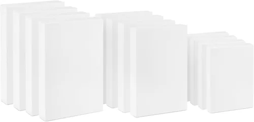Vista 7 de Hallmark Paquete de cajas de regalo pequeñas con tapas (6 cajas: sólidos festoneados) para cumpleaños, graduaciones, día de la madre, Pascua