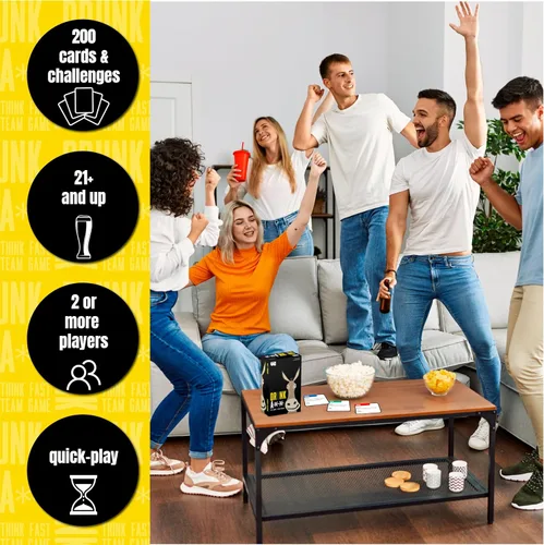 Vista 8 de Juego de fiesta de trivia Drunk A Team para adultos, más de 4 jugadores a partir de 21 años