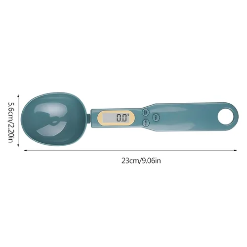 Vista 8 de Cuchara Digital Medición Escala 17.64 oz 0.00 oz LCD, Verde Oscuro