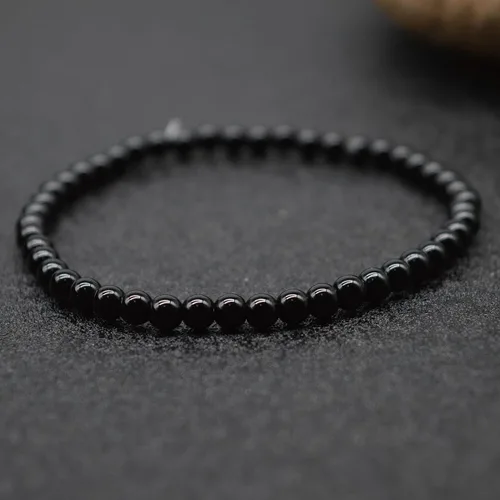 Vista 3 de KIKILA - Pulsera de piedras preciosas naturales con cuentas de 532 de pulgada, para parejas