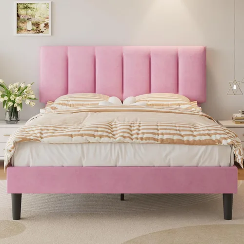 Vista 42 de VECELO Base de cama de tamaño individual con cajón de almacenamiento, base de cama de plataforma resistente con cabecera y fuerte soporte de Negro