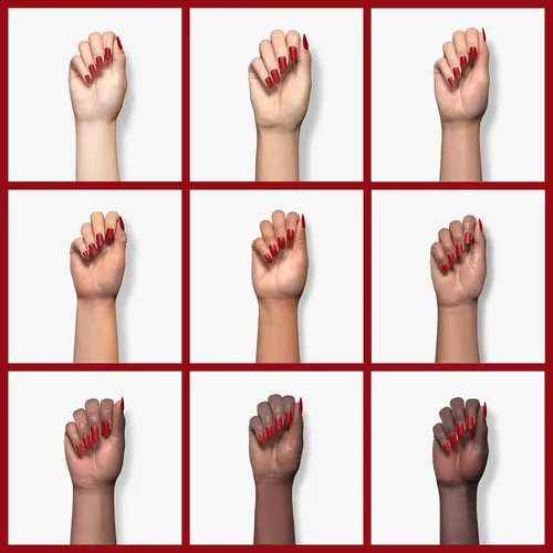 Vista 2 de Esmalte de uñas libre de tóxicos de 10+ Free Life - Red Ruby Beauty Belleza de rubí rojo