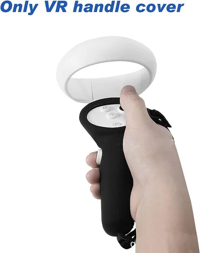 Vista 7 de EKDJKK Cubierta de agarre para control táctil cubierta de mango de realidad virtual de repuesto funda protectora con mango antilanzamiento