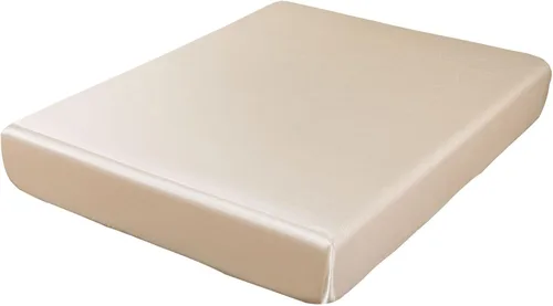 Vista 15 de FCLDESHOP Sábana bajera profunda, sábana bajera de microfibra cepillada satinada de color sólido, funda de colchón fresca de seda de hielo de verano