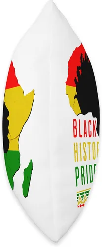 Vista 2 de Black History Afro American Pride Male Retro Vintage Throw Pillow