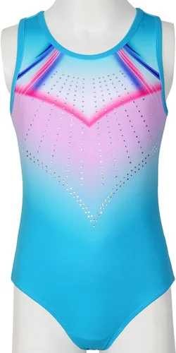 Vista 112 de MODAFANS Leotardos de gimnasia para niñas brillantes para bailar ballet, pantalones cortos con espalda cruzada