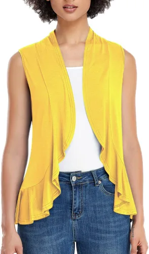 Vista 14 de Xeoxarel - Chaleco sin mangas de mujer con parte delantera abierta (S-3XL)