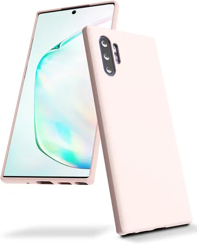 Vista 9 de GOOSPERY Funda de silicona líquida para Galaxy Note 10 Plus (2019) Silky-Soft Touch Full Body Protection Funda a prueba de golpes con forro