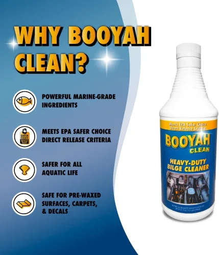 Vista 5 de Booyah Clean Limpiador de sentina de alta resistencia – Elimina hidrocarburos, mugre, suciedad y manchas para mantener la sentina limpia y libre