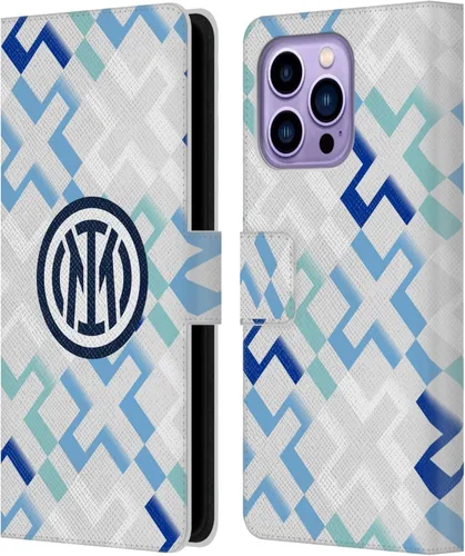 Vista 74 de Head Case Designs Officially Licensed Inter Milan Away 2025/26 Crest Kit Leather Wallet Case Compatible with Apple iPhone 11