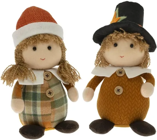 Vista 21 de Boston International Figura decorativa de mesa navideña de invierno, juego de 2, cardenal de Navidad