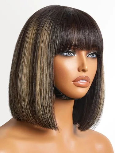 Vista 31 de Luvme Hair Ultra Confortable, de Colocación Rápida y Fácil, Corte Pixie Corto con Flequillo de 12.7 cm, con Tapa de Algodón Amistosa con la Piel