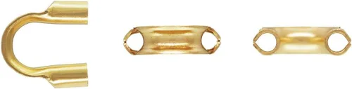 Vista 4 de 20 unidades Adabele Real 1/20 de oro de 14 quilates relleno guardahilos protector de hilo protector guardián de cable dedal