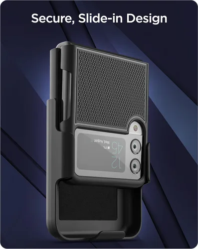 Vista 6 de Encased Funda de cinturón para Samsung Galaxy Z Flip 3 con clip de funda serie DuraClip (Z Flip3)
