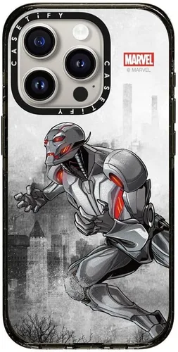 Vista 94 de CASETiFY Funda para iPhone Air, compatible con MagSafe Marvel VS CoLab Protección contra caídas de grado militar 4x de 8.2 pies Funda Capitán