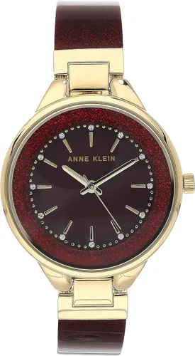 Vista 4 de Anne Klein - Reloj de pulsera para mujer con cristales de Swarovski