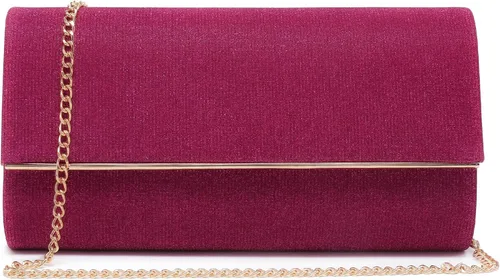 Vista 10 de Dasein Bolso de noche para mujer, bolso de mano con purpurina para boda, bolso de novia brillante para cóctel, fiesta, baile de graduación