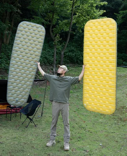 Vista 5 de iClimb Estable cómodo colchón de dormir ultraligero compacto para adultos camping mochilero