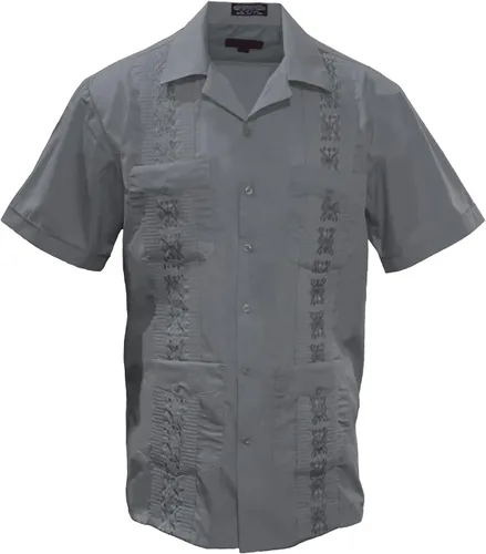 Vista 7 de Gravity Threads Camisa de verano Guayabera para hombre
