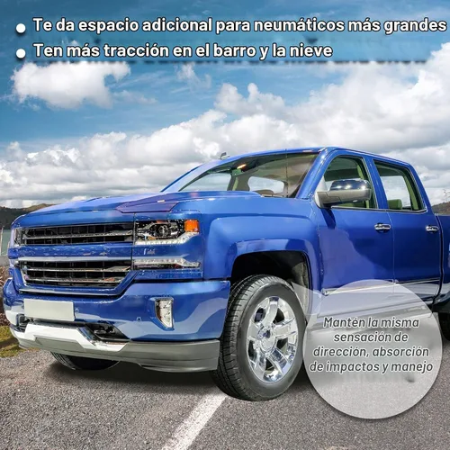 Vista 5 de X AUTOHAUX Kit de elevación de nivelación delantera de 1 pulgada, espaciador de puntal de resorte de suspensión, espaciadores de elevación