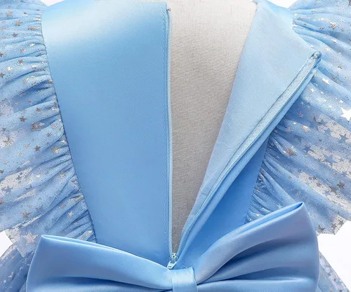 Vista 4 de Nileafes Vestido de princesa para niñas pequeñas, vestido de tutú de fiesta
