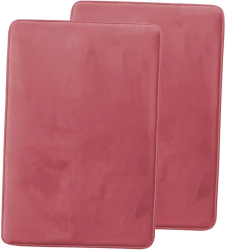 Vista 97 de Clara Clark Alfombra de Baño 24" x 17" - Alfombras de Baño, Tapete de Baño de Espuma Viscoelástica, Afelpado, Acogedor, Ultra Suave, Antideslizante