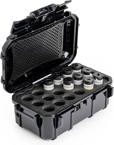 Vista 15 de Evergreen Estuche de almacenamiento de película de 1.378 in Capacidad para 18 rollos Conserva y protege tu película Impermeable, a prueba