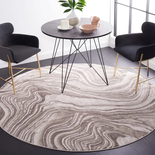 Vista 36 de SAFAVIEH Meadow Collection - Alfombra para pasillo, 2 x 7 pies, azul y gris, diseño abstracto moderno, no desprende pelusa y de fácil cuidado, ideal