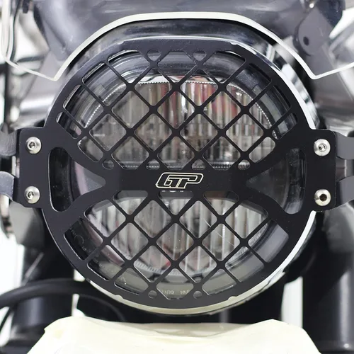Vista 4 de GP Kompozit Protector de faros delanteros negro compatible con Hero Xpulse 200 2020-2023