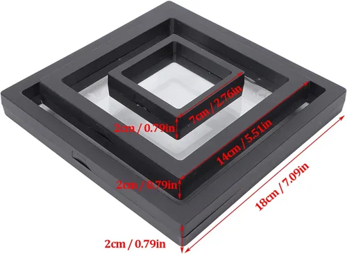 Vista 6 de Caja de película protectora para joyas, cajas de almacenamiento para exhibición de uñas postizas, caja de película transparente, resistente a