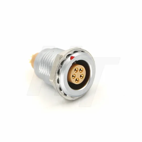 Vista 6 de HangTon FHG.0B - Conector de alimentación de ángulo recto de 2 pines, enchufe circular de cable macho para ARRI, monitor de cámara, batería EVF
