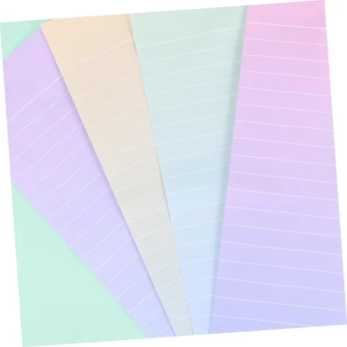 Vista 4 de STOBOK Juego de sobres de papelería, papel de carta, 8 sobres, 16 hojas, bastante práctico