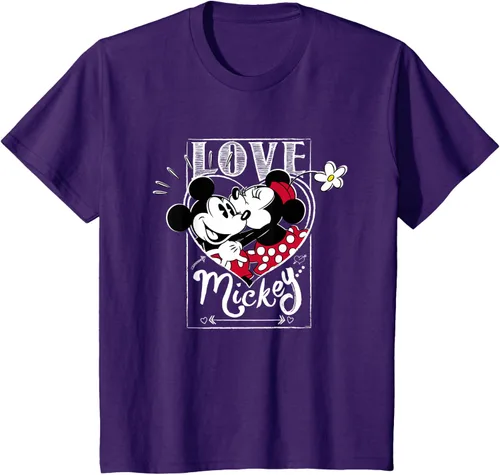 Vista 60 de Disney Mickey & Minnie Mouse Love Mickey - Camiseta para el día de San Valentín