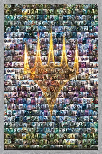 Vista 14 de Trends International Magic: The Gathering - Póster de collage de pared, 14.725 x 22.375 pulgadas, versión enmarcada de madera de granero