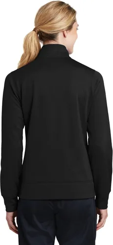 Vista 2 de Sport Tek Chaqueta de forro polar clásica con cremallera completa para mujer, L