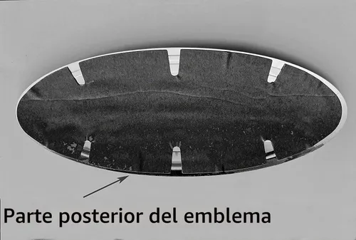 Vista 5 de Emblema de metal de 5 pulgadas para superponer en la puerta trasera Compatible con Ford Bronco Sport (Negro, 5")