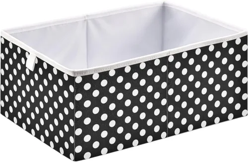 Vista 25 de CaTaKu Bats Star - Cubos de almacenamiento plegables de tela de 11 pulgadas con diseño de estrella, color negro, cajas de almacenamiento plegables